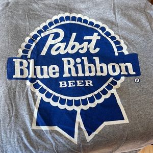 PBR grey vintage look women’s tee size S